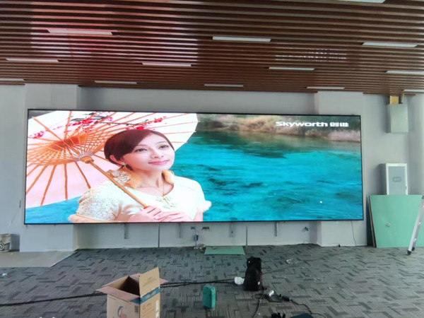 玉屏P1.53led小间距屏安装案例